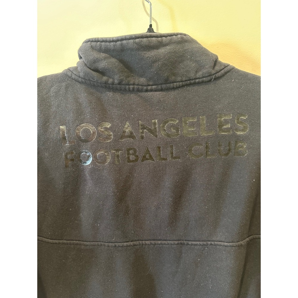 Los Angeles Football Club Soccer 1/4 Zip Black Sweatshirt Wild Collective Sz M